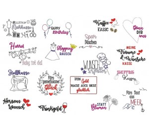 Stickserie - Spardosenmotive Vol. 1